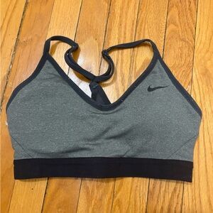 Nike Heather Gray Dri-FIT Sports Bra